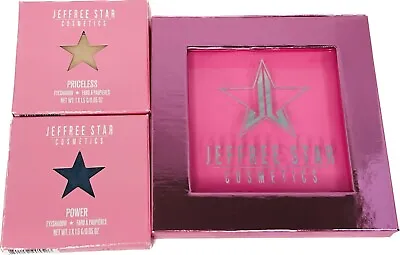 Jeffree Star Magnetic Pink Z Palette + 2 Single Eyeshadows Power & Priceless • $24.99