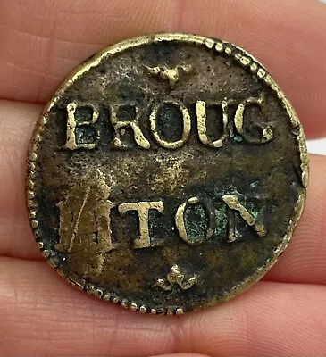 Broughton Colliery Double 1755 - Token - Rrr - Rare • £21