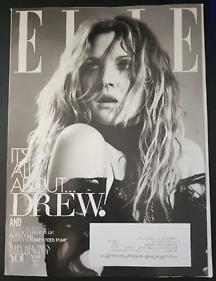 Elle Magazine August 2010 DREW BARRYMORE   It's All About Drew.   B17:735 • $7.16