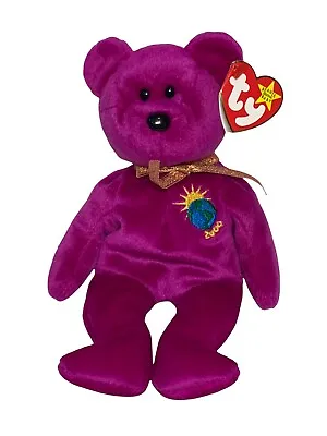TY Millenium Bear Beanie Baby 1999 Retired! Collectable • $10