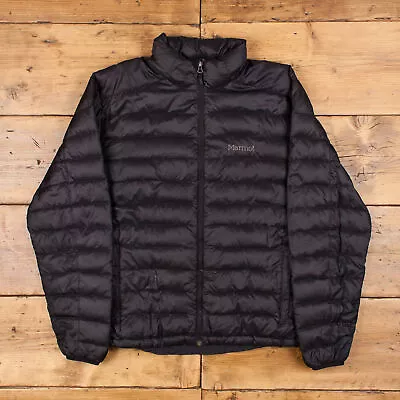 £32.99 • Buy Marmot Puffer Jacket L Gorpcore 700 Down Full Zip Insulated Black Outdoor