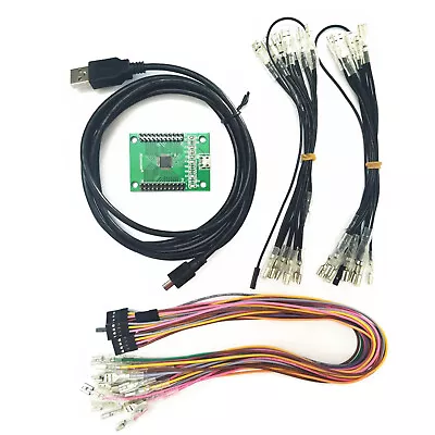Arcade Encoder To USB Controller 187  Wiring 2 Players DIY Kit For Mame PC PS3 • $22.89