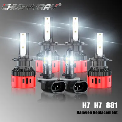 For 2012-2017 Hyundai Veloster 6x LED Faros + Kit De Bombillas De Luz Antiniebla • $43.99