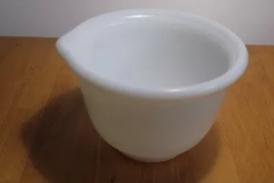 Vintage Hamilton Beach Electric Mixer Bowl Milk Glass 5  By 6.5  • $18