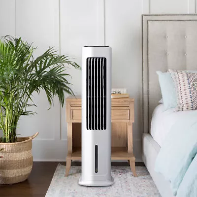 Portable Air Cooler Fan With Remote Control Ice Cold Cooling Conditioner Unit UK • £89.95