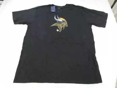 New Minnesota Vikings Mens Size 3XLT 3XLarge-Tall Black Shirt • $14.44