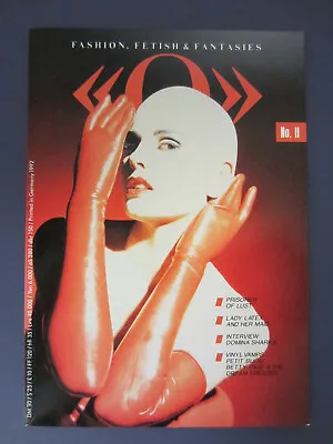 O Magazine #11 Latex Fetish Fashion German Skin Two 1992 Marquis RARE • £19.99