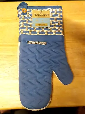 Pfaltzgraff Oversized 7  X 13  Moroccan Blue Oven Mitt/pot Holder  New With Tag • $10