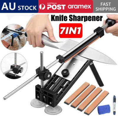 $26.90 • Buy Professional Chef Knife Sharpener Kitchen Sharpening System Fix Angle 4 Stones
