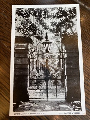 $14.99 • Buy Vintage Postcard Sword Gates Charleston South Carolina SC