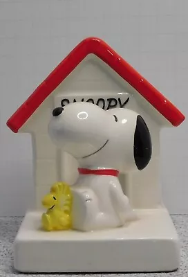 Vintage Peanuts Snoopy Ceramic Planter Near Mint Condition HTF • $79.95