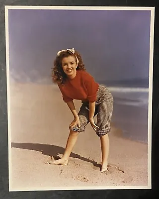 1945 Marilyn Monroe Original Photo Andre De Dienes Stamped Paradise Cove Beach • $2800