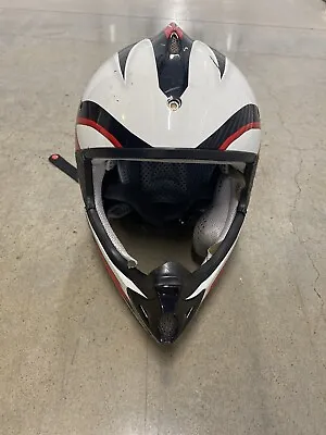 Vega Viper Helmet RED BLACK WHITE ECE R 22.05 Size Small • $70