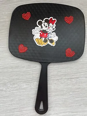 Disney Minnie Mouse And Mickey Love Hand Mirror Bling Valentines Day • $9.99