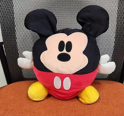 Mickey Mouse Round Stuffed Plush Ball From Walt Disney World • $16