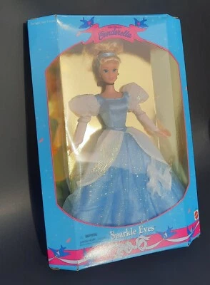 $23 • Buy Vintage Cinderella Special Sparkles Princess Doll Mattel 1994 Barbie NIB