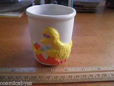 The Muppets Big Bird W/ Little Bird Ceramic Mug Toothbrush Cup • $10