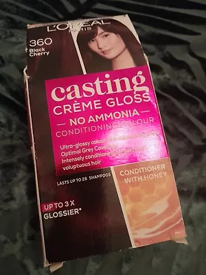 £5 • Buy Loreal Casting Creme Gloss Black Cherry Dark Red Semi Permanent Hair Dye 360