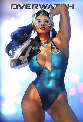 $22.13 • Buy Overwatch Symmetra In Bathing Suit Poster Print 13x19