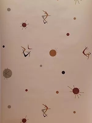 £29.57 • Buy Mid Century 50's Prepasted Wallpaper BM9183