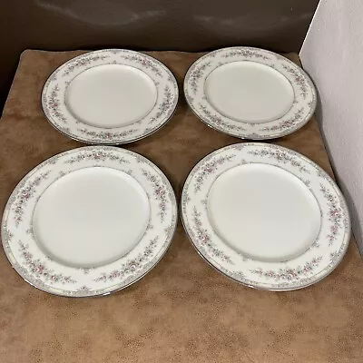 NORITAKE Shenandoah 10.5  Dinner Plates Lot Of 4 Ivory Bone China Japan 2437A • $34.99