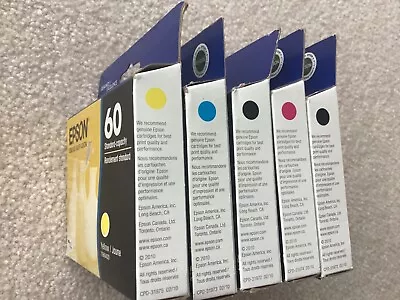 GENUINE Epson 60 Ink Cartridge 4 Pack For Stylus C68 C88 CX3800 CX3810 CX4200 • $10