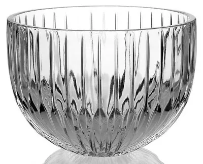 Mikasa Crystal PARK LANE Round 8 In. Serving Bowl - Free U.S. Shipping  • $65