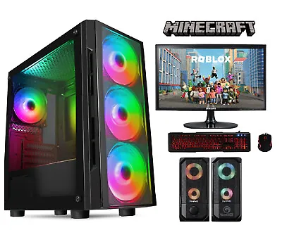 Gaming PC Computer Bundle Intel Core I5 8GB 1TB Window 10 CHEAP KIDS HOME OFFICE • £229.99