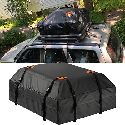 600L 600D Car Roof Top Rack Cargo Bag Storage Luggage Carrier Travel Waterproof • $69.11