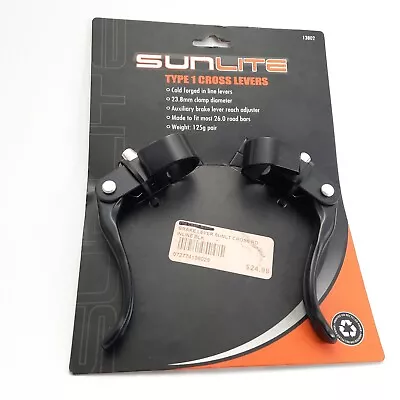 New. Sunlite Brake Lever Cross Road Inline Black • $16