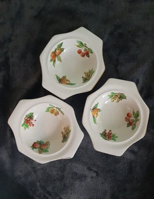 £6.99 • Buy Solian Ware Soho Pottery Dessert Fruit Bowls X 3