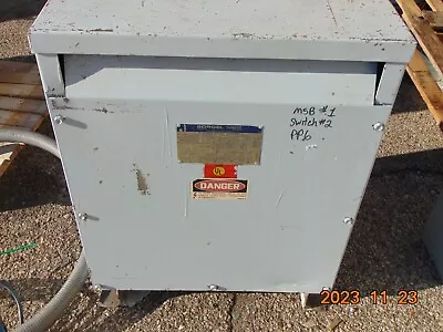 SORGEL SQUARE D 30T3H 30 KVA 3-PHASE INSULATED TRANSFORMER HV: 480 LV: 208Y/120 • $595