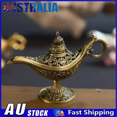 Vintage Aladdin Lamp Fairy Tale Home Desk Ornament Decor (Ancient Copper) * • $10.88