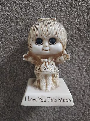 R & W Berries Co~Resin Figurine~1975~I Love You This Much! • $7.98