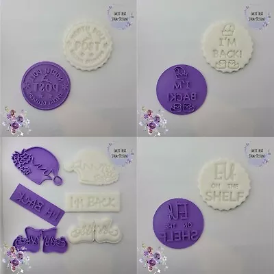 £3.89 • Buy Elf Christmas Embosser Stamp Fondant Cupcake Icing Cookie Cutter