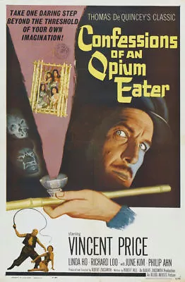 Confessions Of An Opium Eater Vincent Price Poster  • $6.49