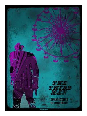 THE THIRD MAN By DAVID O'DANIEL / ALIEN CORSET SOLD OUT SCREEN PRINT Nt MONDO • £120