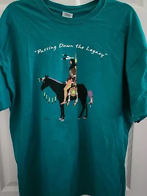 American Indian Heritage Festival T-shirt Stephen Mopope Graphic XL • $12.60