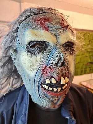 Halloween Scary Latex Full Head Mask Cosplay Clown Devil Horror Face Masks Props • £9.90