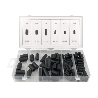 $15.45 • Buy 80 Pieces / Set Rubber Vacuum S Assortment 5/32  To 3/8  Sizes, Prevent Vacuum