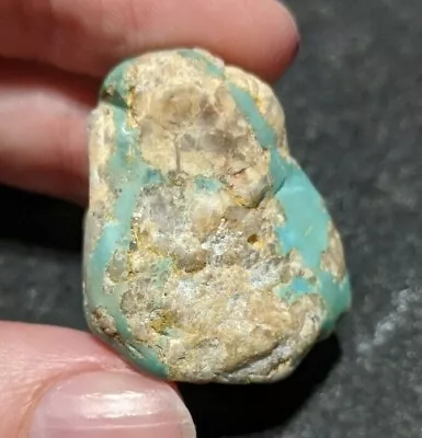 Old Stock Hachita Turquoise Rough 74.3 Ct. Purchased From Zuni Res. • $115.25