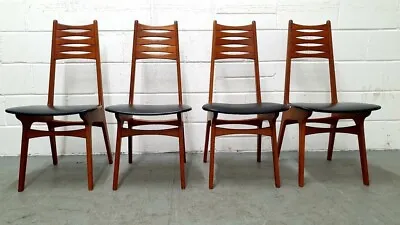 £875 • Buy Designer Niels Moller Model 83 Teak Danish Chairs For Boltinge Stolefabrik 