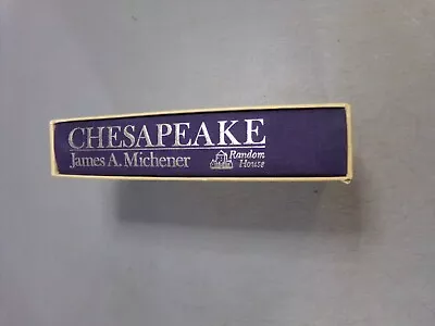 Chesapeake 1978 HC 1st Ed.1st Printing SIGNED James A. Michener W/Slipcase • $159