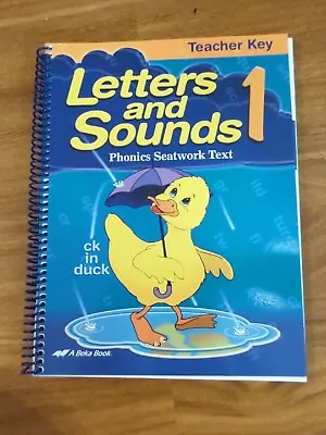 ABeka Letters And Sounds 1 Teacher Key For Student Text • $7