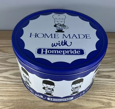 HOMEPRIDE Flour Cake Storage Tin Featuring Fred - Vintage Collectable & Unused • £18.99