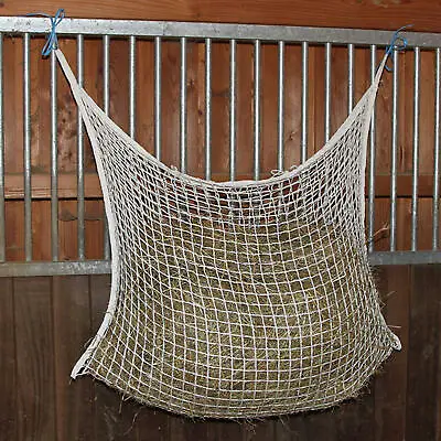 Full Day Horse Hay Net Bag Horse Feed Woven Straw Bag Equestrian Supplies • £12.26