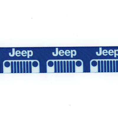 Blue Jeep 7/8  Grosgrain Ribbon 13510 Yard • $2.69