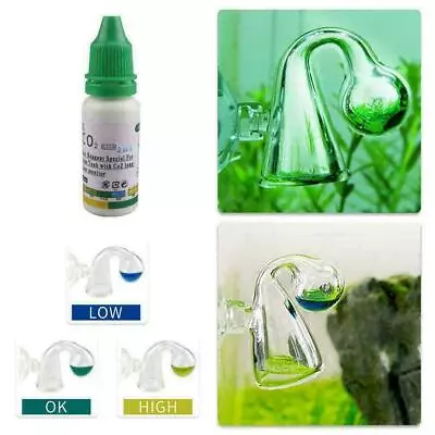 Co2 Indicator Solution Glass Drop Checker Replacement HOT For Aquarium D3N1 • £5.71