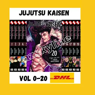 Jujutsu Kaisen Manga English Full Set Vol 0 To 21 Gege Akutami Comics Express • £125