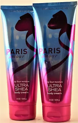 QTY 2 - Bath & Body Works PARIS AMOUR Body Cream Lotion Moisturizer 8oz • $29.97